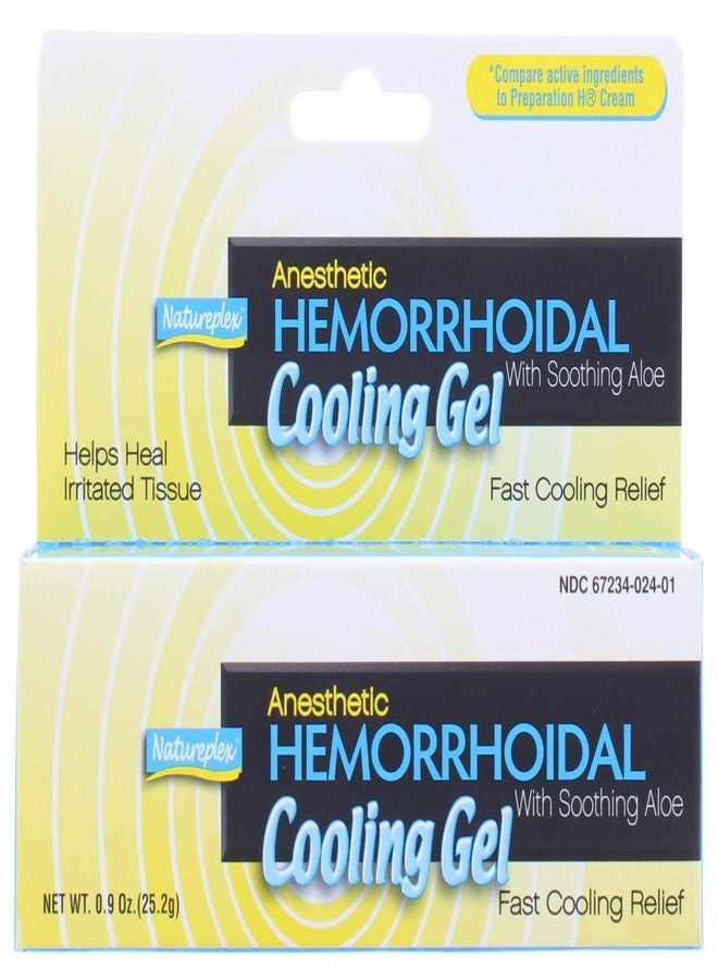 Natureplex Anesthetic Hemorrhoidal Cooling Gel 0.9 oz (2 Pack) – Witch Hazel & Phenylephrine, Soothing Aloe Formula for Temporary Itching, Burning & Swelling Relief - Made in USA - Image 2